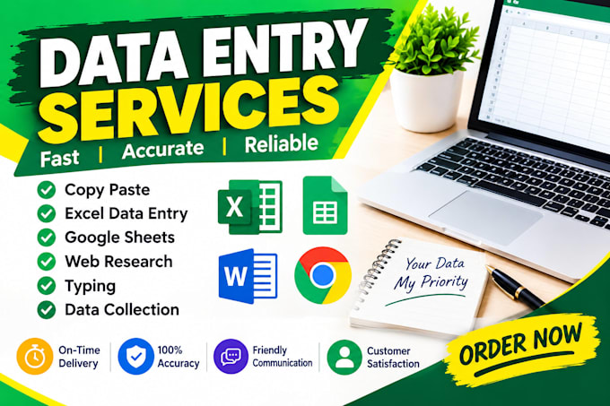 do data entry and copy paste