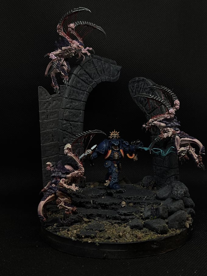 create a custom warhammer diorama