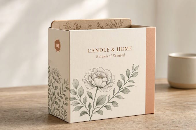 design a professional product packaging box