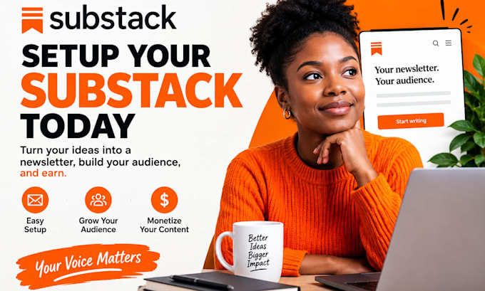 professionally setup substack design newsletter manage your substack newsletter