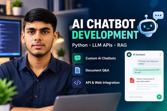 build ai chatbots using python, llm apis and rag