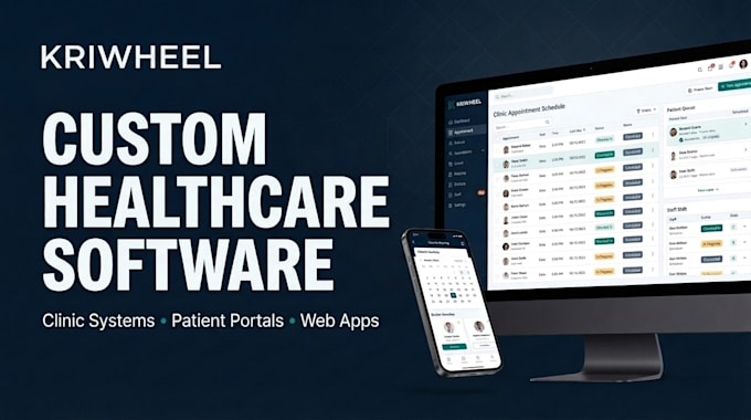 build custom healthcare software web apps and mobile apps