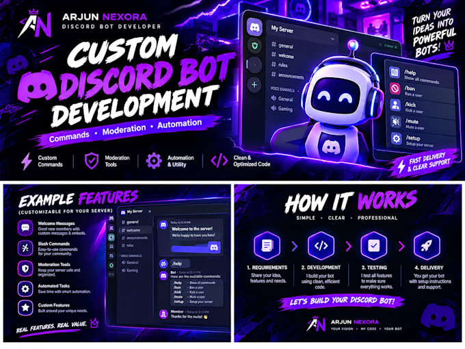 create a custom discord bot