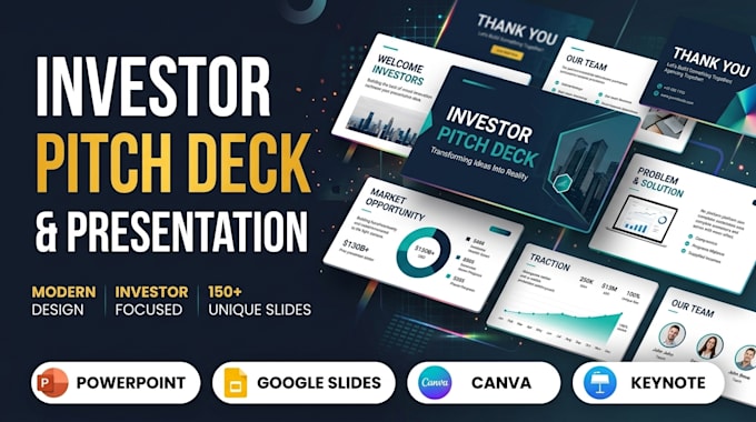 design an investor pitch deck and presentation