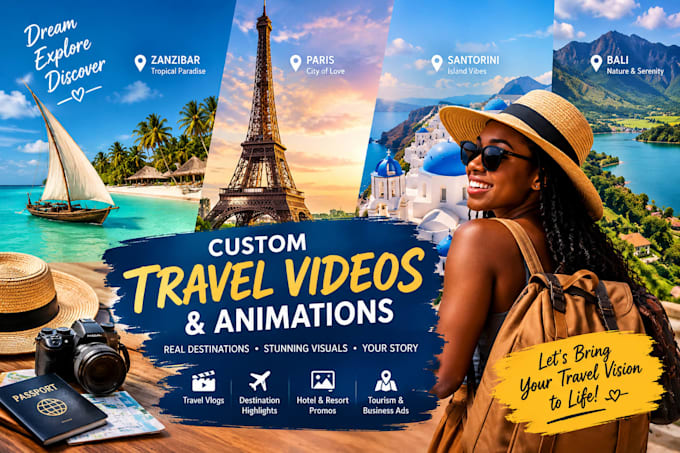 cinematic travel video editing and vlog editing