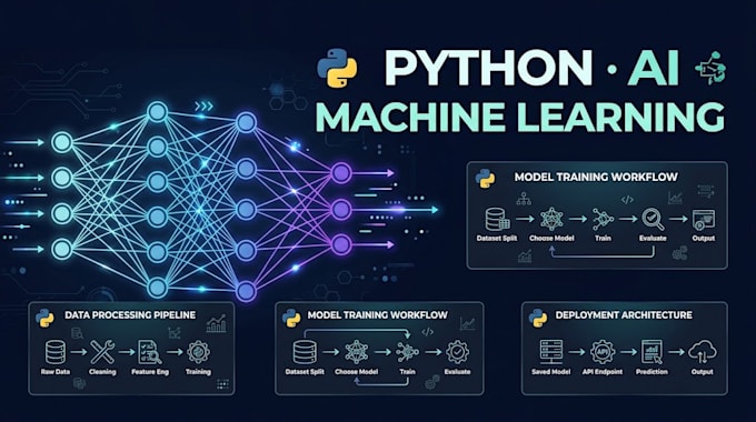 build python machine learning, deep learning and nlp models