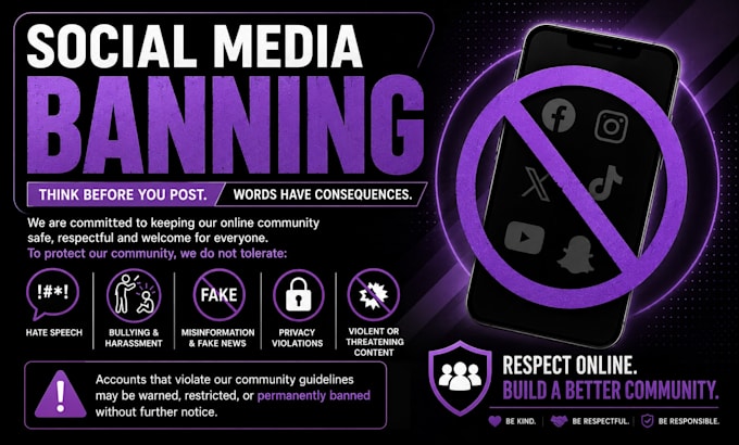 discord banning, insta x ig tiktok banning bot, copyright yt remove content fb