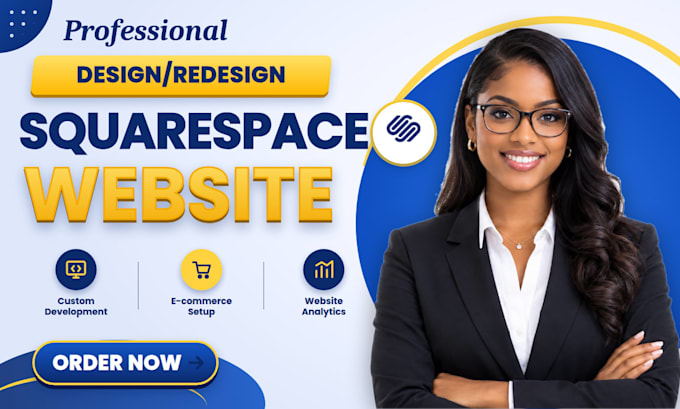 build squarespace website design, redesign squarespace, website development