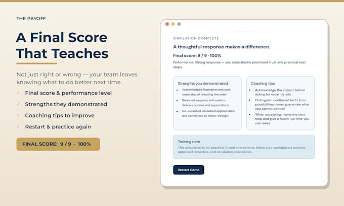 create interactive workplace training games and quizzes