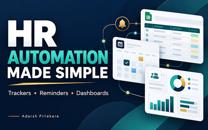 automate your HR dashboards processes and trackers