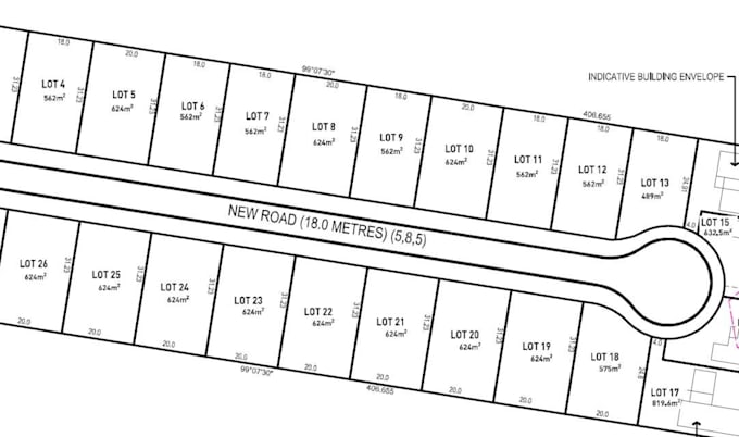 create a minor subdivision layout and parcel split plan