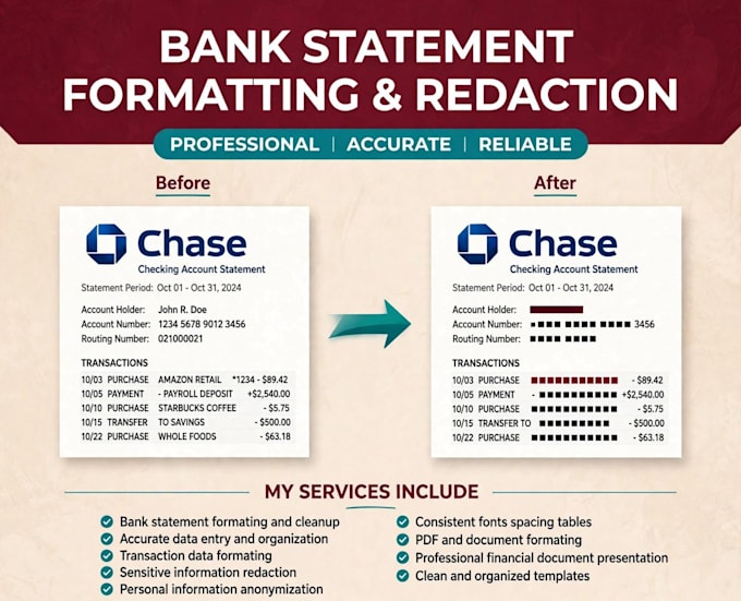 do bank statement income statement balance sheet bookeepping
