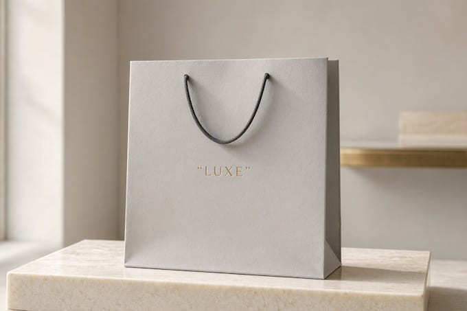 design professional shopping bags ready for printing