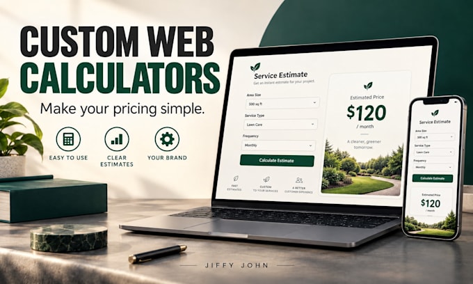 build a custom pricing calculator for your website