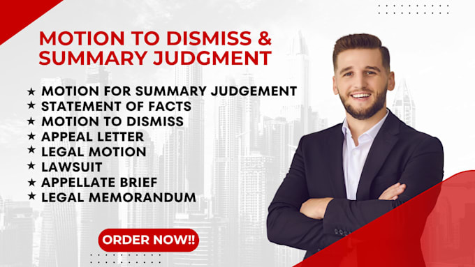 draft, edit, and review your motion for summary judgment