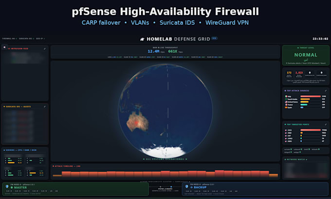configure pfsense or opnsense firewall, vlans, vpn and network security