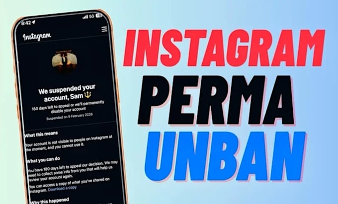restore instagram page, ig profile unbanning issues