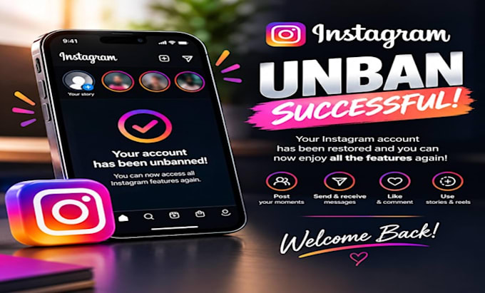 restore instagram page, ig profile unbanning issues