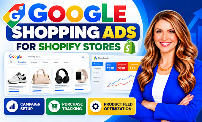 set up google shopping ads campaign for shopify stores
