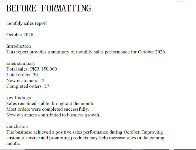 format and edit microsoft word documents