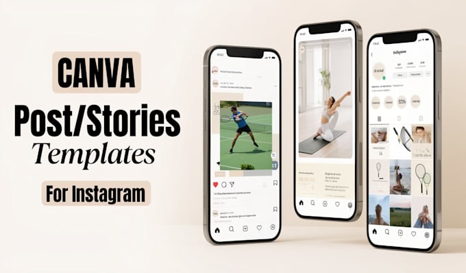 design custom editable canva templates for social media