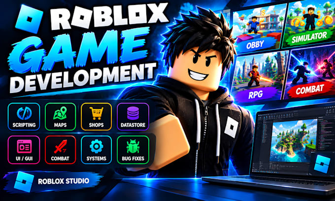 do a roblox full game development, roblox scripter creation roblox full game map