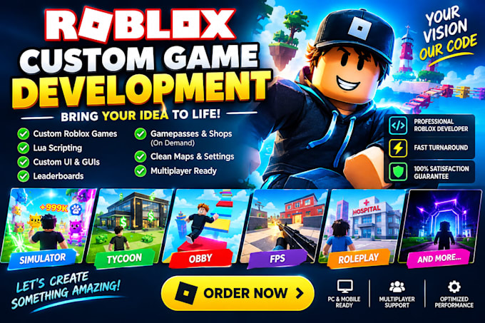 be going to develop game systems for roblox