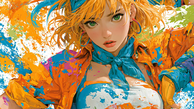draw custom anime and manga characters