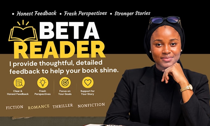beta read your romance or nonfiction provide manuscript critique and suggestions