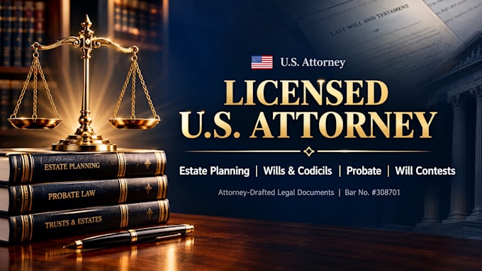 draft a last will and testament and complete estate planning documents