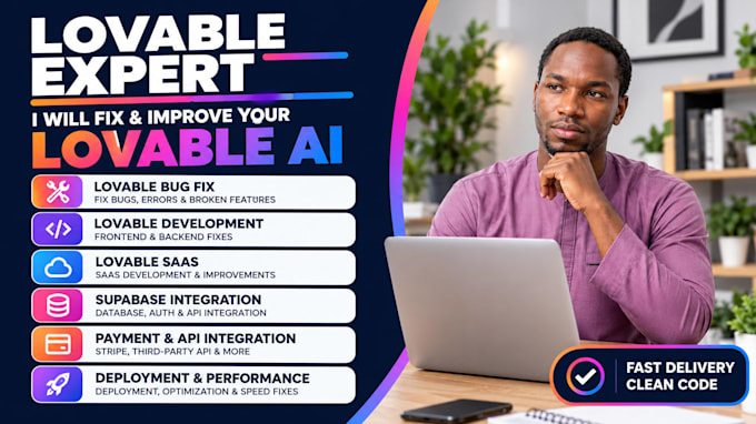 lovable expert fix lovable bugs, lovable ai app, supabase auth, rls