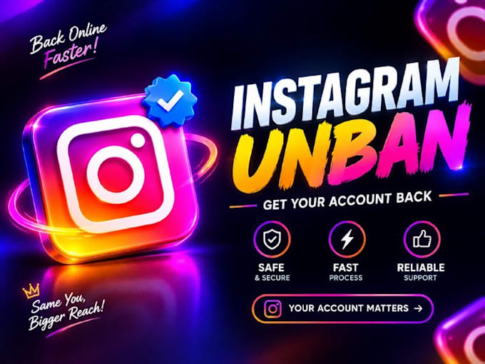 restore instagram page, ig profile unbanning issues
