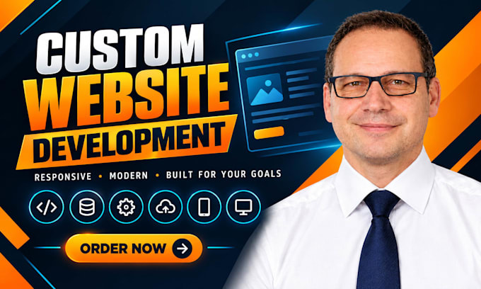 create custom website design, redesign custom full stack website development SEO