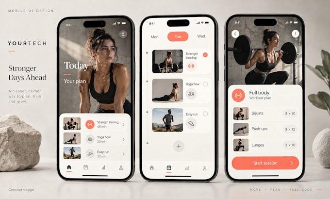code your android and ios app UI with react native and expo