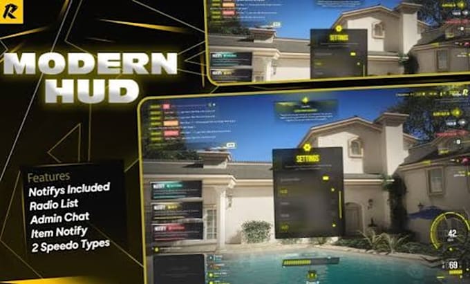 develop custom fivem scripts, huds, inventory, and modern UI systems
