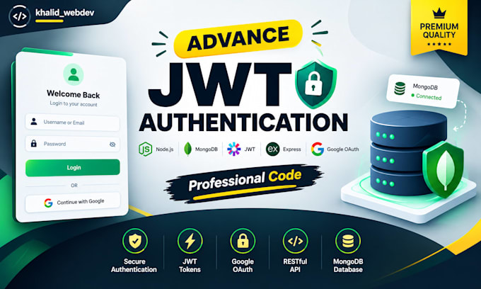 build a secure nodejs jwt authentication and login system