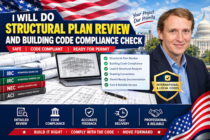 do structural plan review and building code compliance check