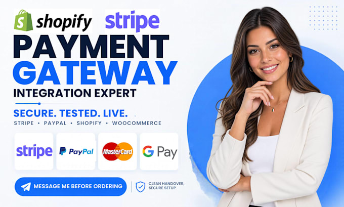 integrate payment gateway stripe paypal api integration shopify payment checkout