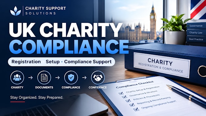 help with UK charity registration, compliance and setup