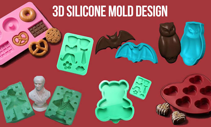 design custom silicone mold for resin casting and product manufacturing