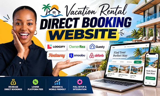 build direct booking website vacation rental lodgify ownerrez guesty hostaway