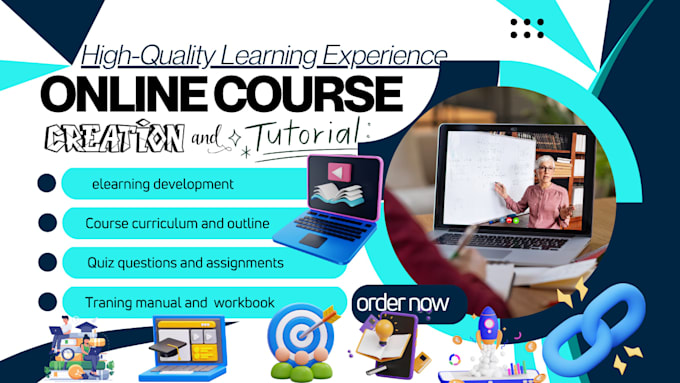 create online course content, lesson plan, course curriculum, medical course