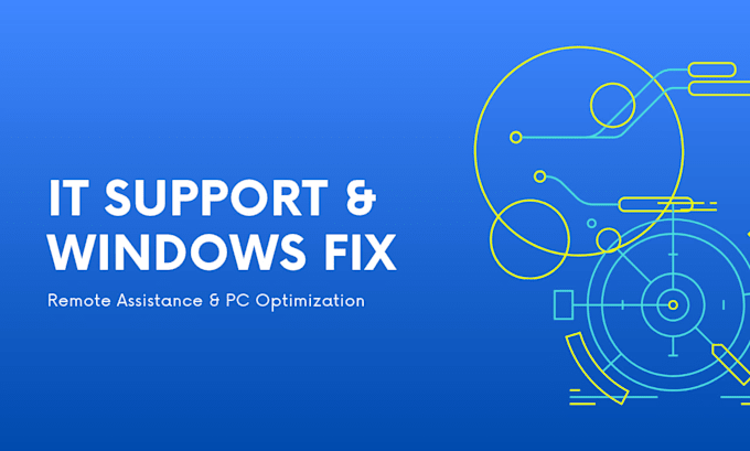 be your IT support specialist and fix windows or PC issues