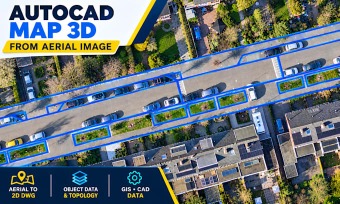 convert aerial images into autocad map 3d dwg maps