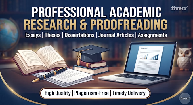 do professional academic research, writing, proofreading, and editing
