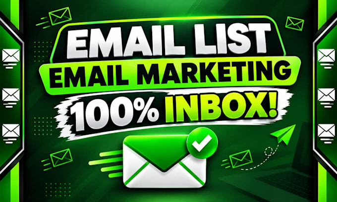 niche targeted email list with b2b leads for email marketing