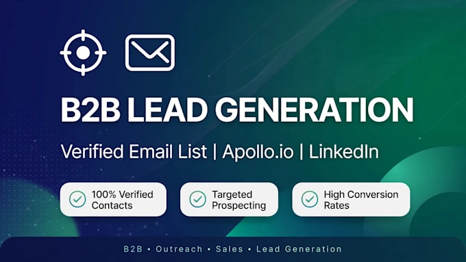 do b2b lead generation and linkedin email finding