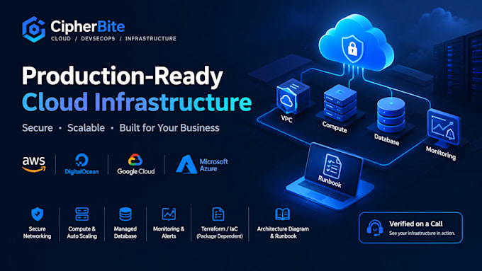 architect AWS, gcp, azure, and digitalocean cloud infrastructure