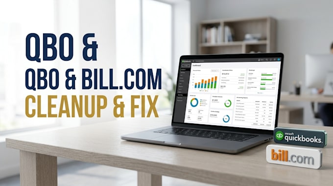 fix quickbooks online bill com sync errors and chart of accounts