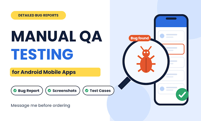 do manual QA testing for your android mobile app